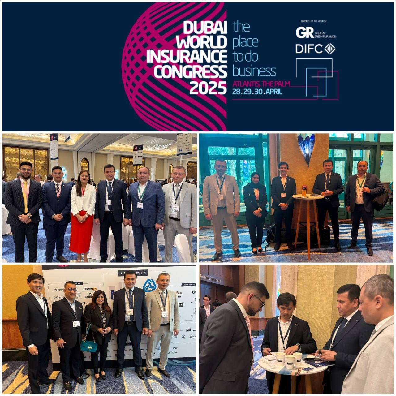 SQB Insurance vakillari Dubai World Insurance Congress 2025 xalqaro kongressida ishtirok etdi